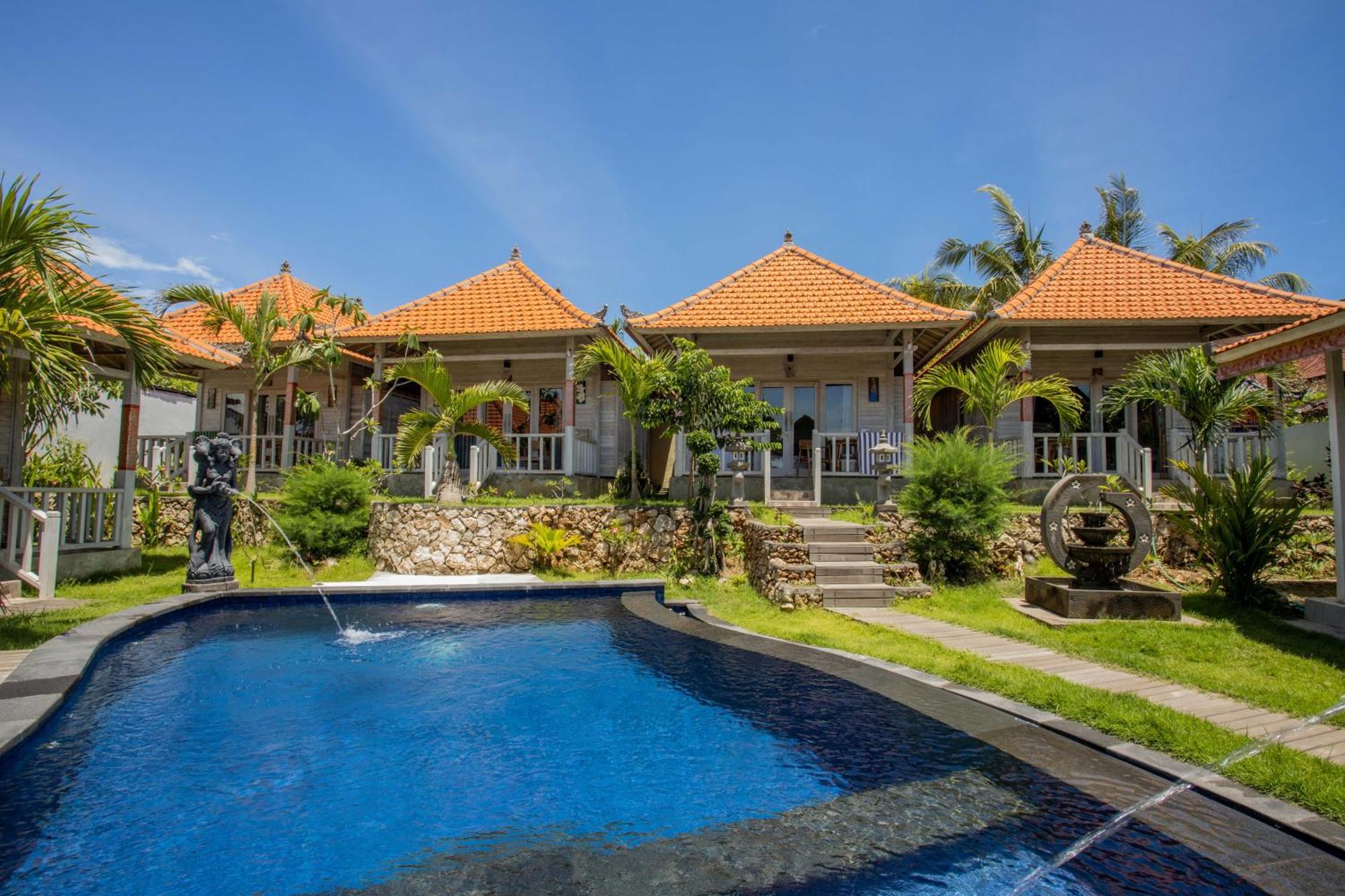 Blue Sky Villa Ceningan Lembongan Exterior foto