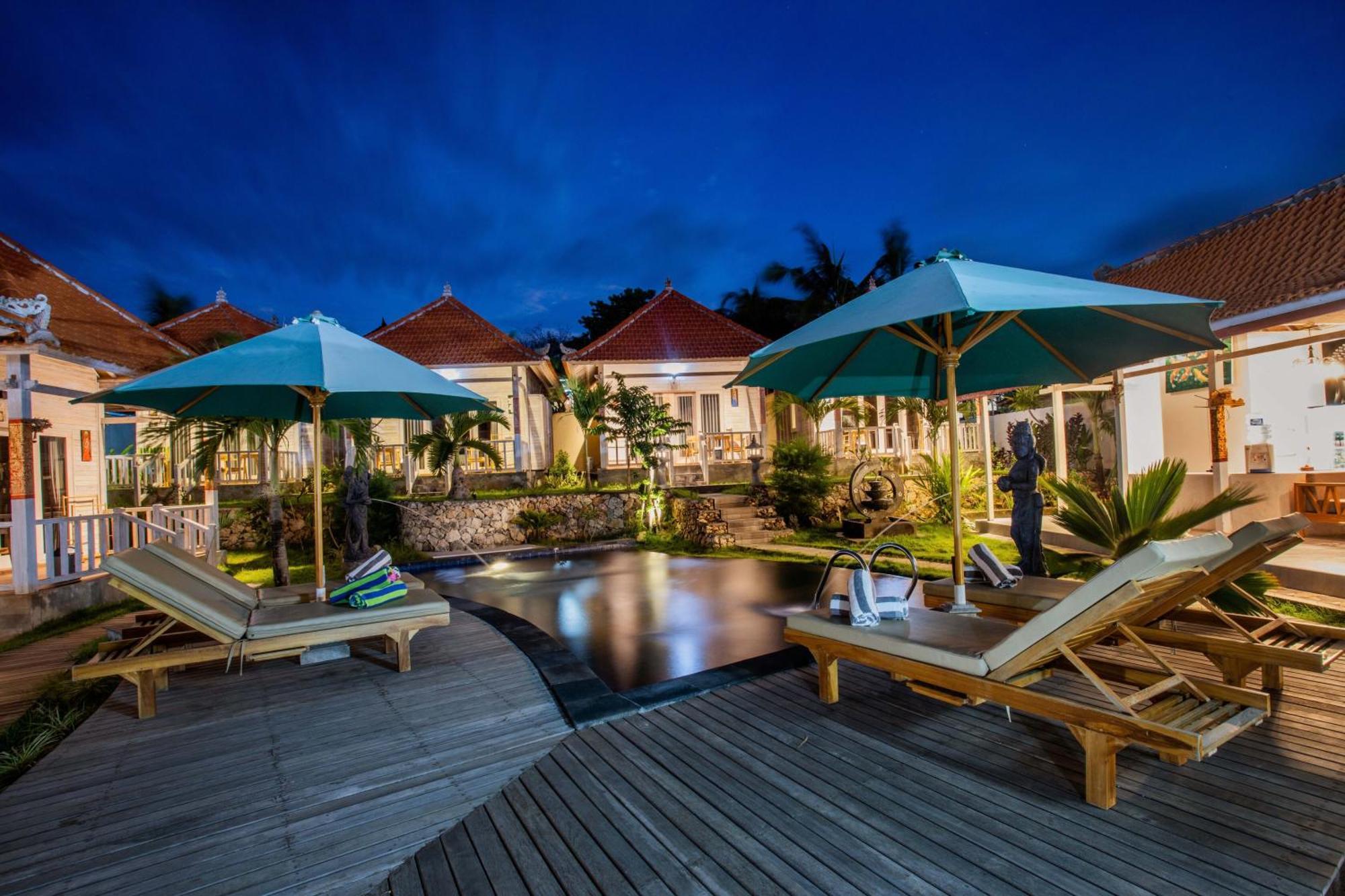 Blue Sky Villa Ceningan Lembongan Exterior foto
