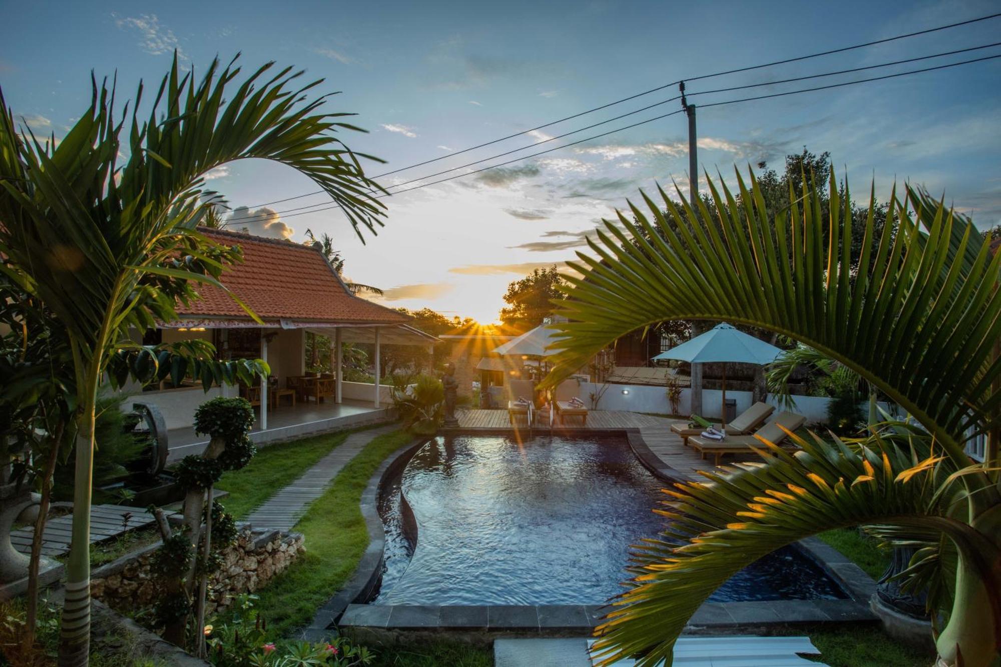 Blue Sky Villa Ceningan Lembongan Exterior foto