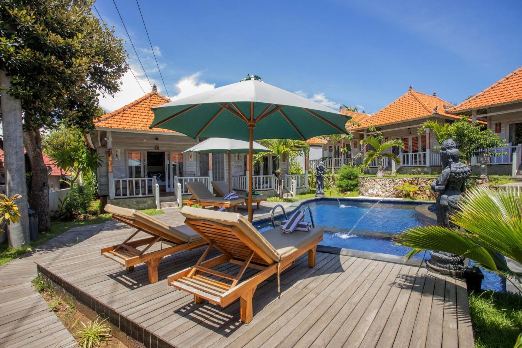 Blue Sky Villa Ceningan Lembongan Exterior foto