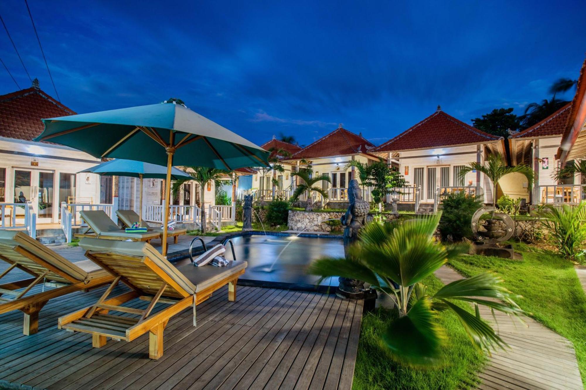 Blue Sky Villa Ceningan Lembongan Exterior foto