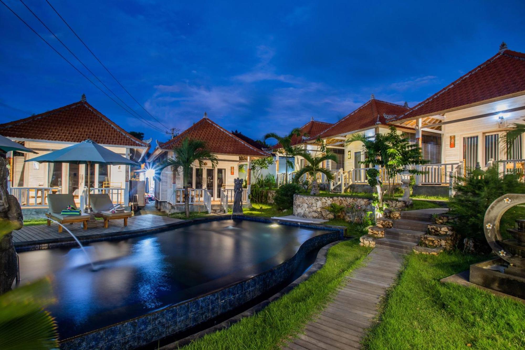 Blue Sky Villa Ceningan Lembongan Exterior foto