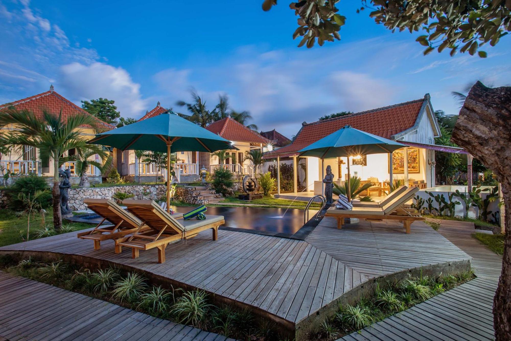 Blue Sky Villa Ceningan Lembongan Exterior foto
