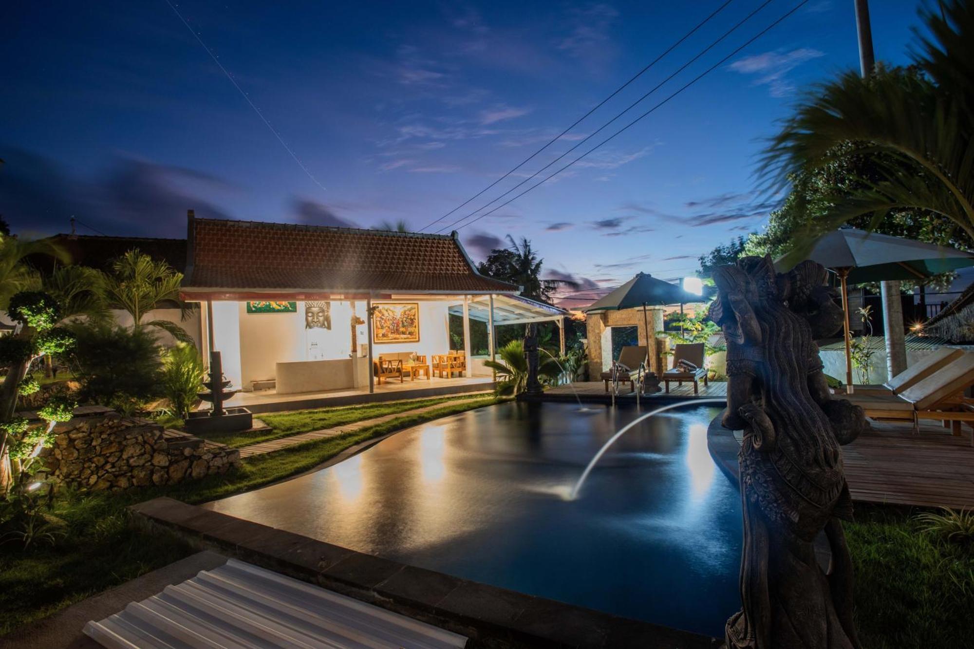 Blue Sky Villa Ceningan Lembongan Exterior foto