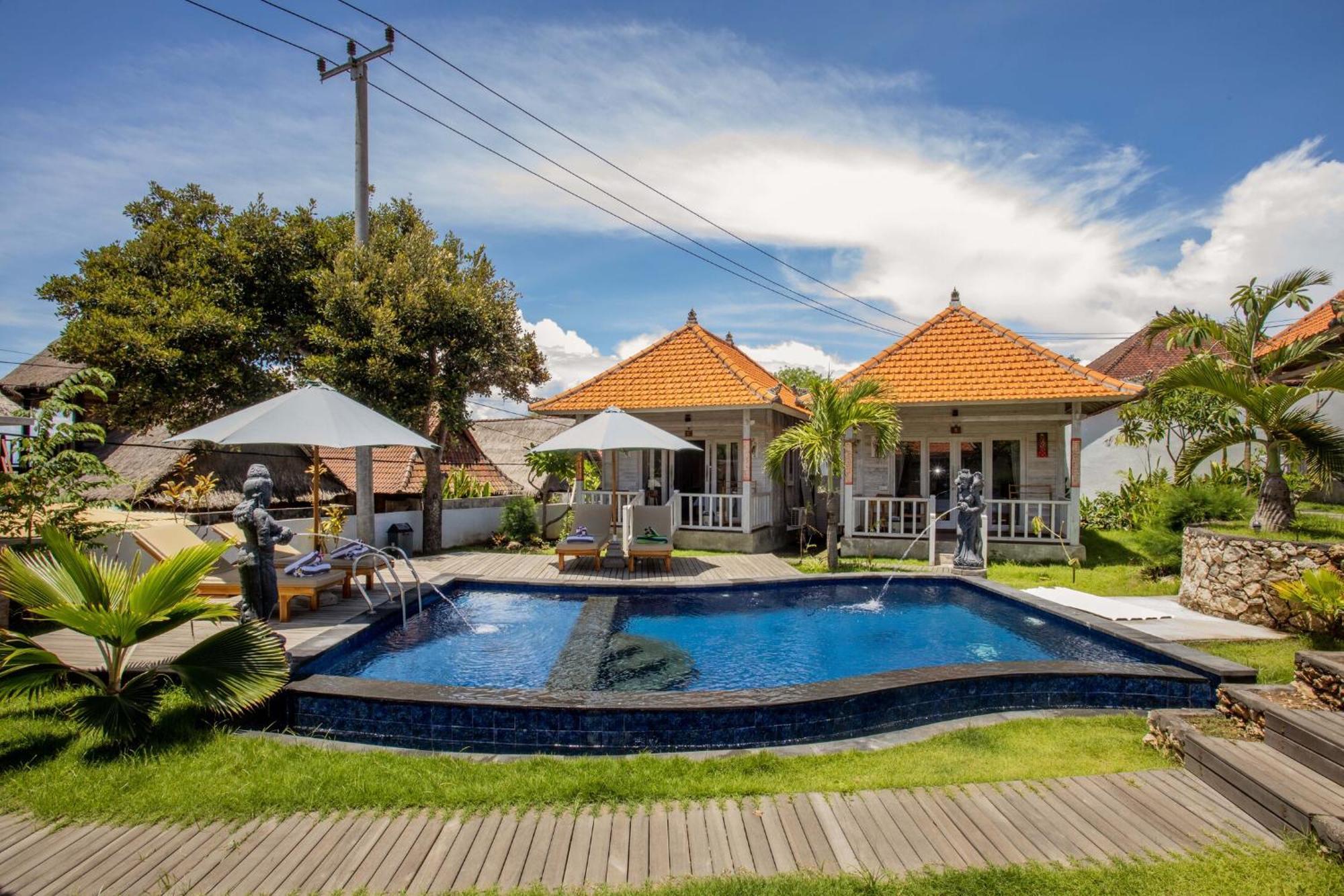 Blue Sky Villa Ceningan Lembongan Exterior foto