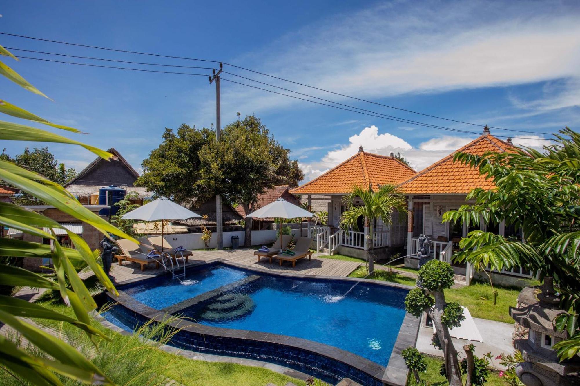 Blue Sky Villa Ceningan Lembongan Exterior foto